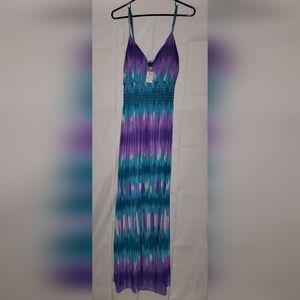 Chesley size M maxi dress Blue and Purple tie dye